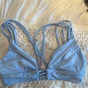 Vitamin A Eco Light Blue Jaydah Bralette Top